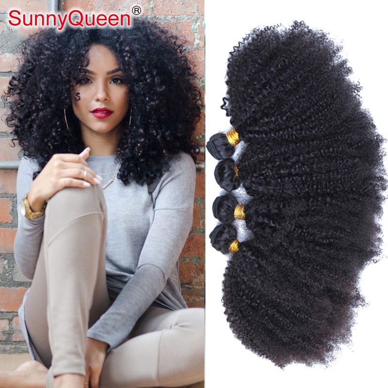 Free Shipping Virgin Peruvian Kinky Curly Hair Extension 6A Peruvian Afro Kinky Curly Hair Weave Virgin Human hair Curly Bundles