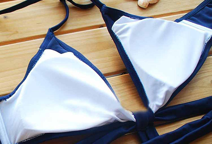 Push Up Bikini Biquini Sexy Swimwear Retro Beachwear Vintage Swimwsuit bikinis Set Bathing suit 2015 Neoprene Bikini (6)