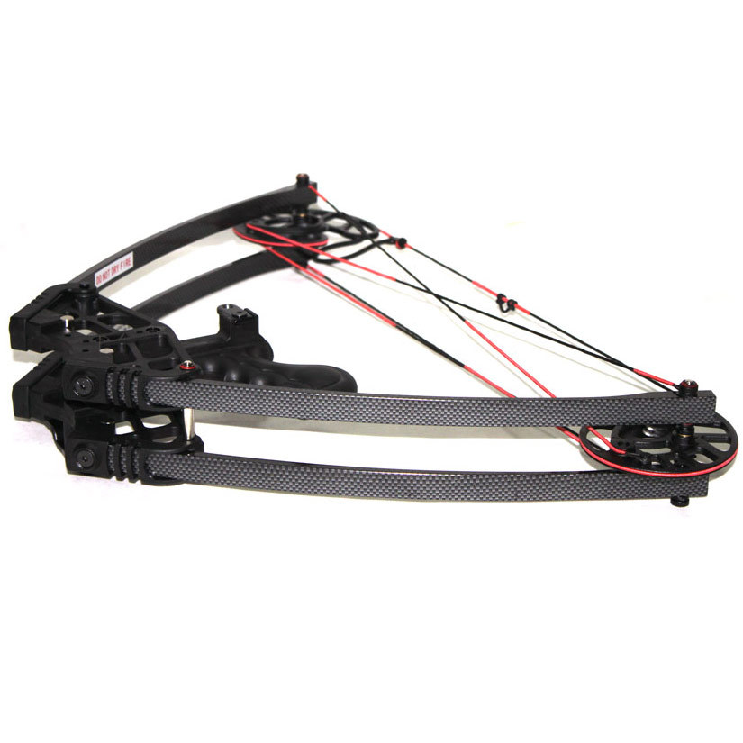 50lb Black Left Right Hand Magnesium Alloy Triangle Compound Bow and Arrow Set Camouflage hunting Bow