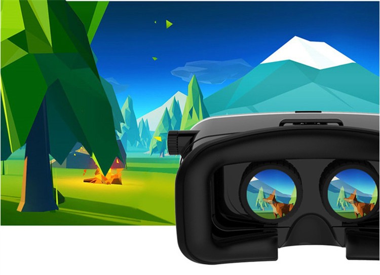 Real 3D Glasses Cardboard!Adjustsble 3D VR Box Virtual Reality Movie Game Glasses For 4.0-6.0 inch Phone + Bluetooth Remote Control (18)