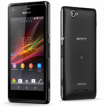 Original Cell phone Sony xperia M C1905 Dual core Unlocked phone Android OS GPS WIFI 1GB
