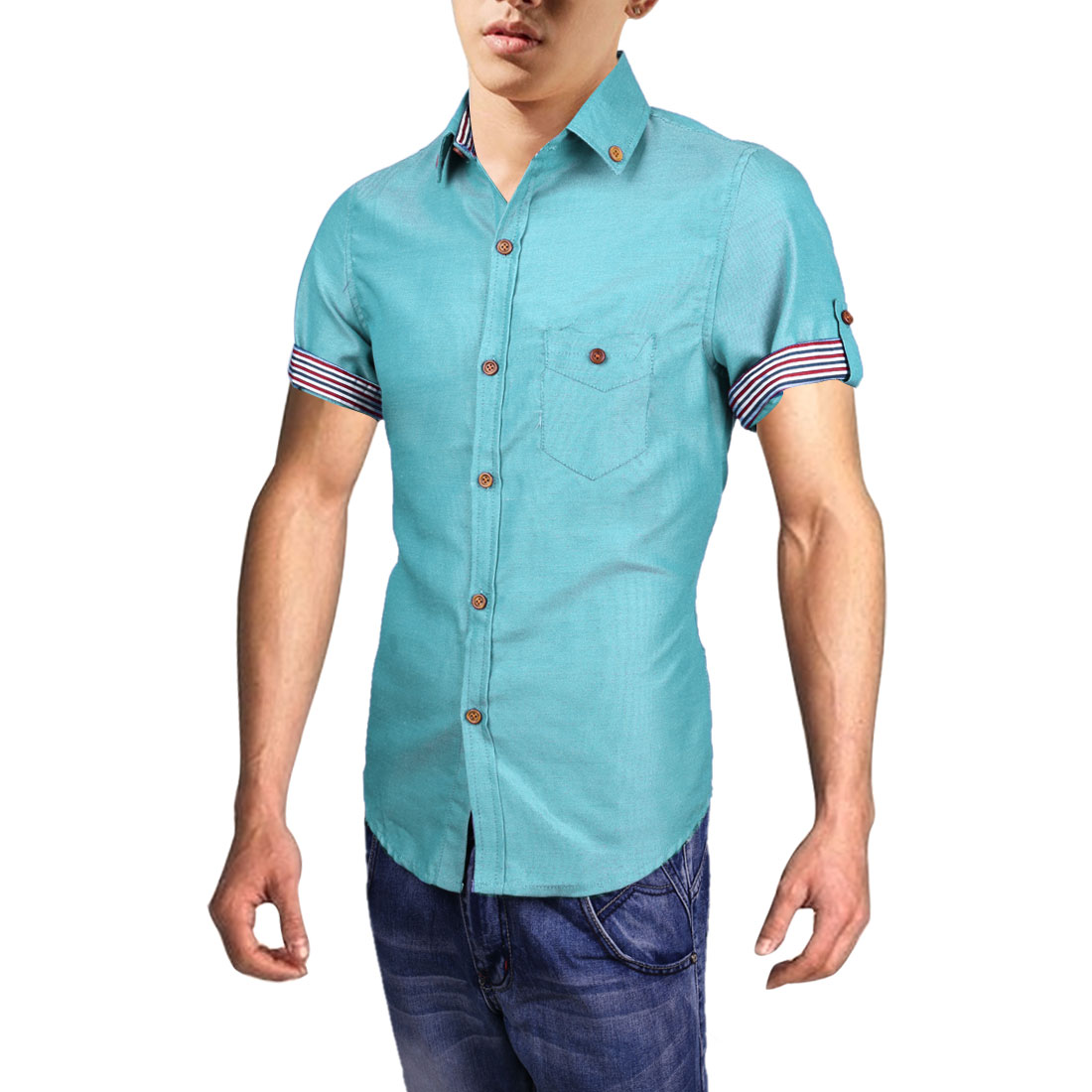 Online kopen wholesale casual modern shirt short sleeve men uit ...