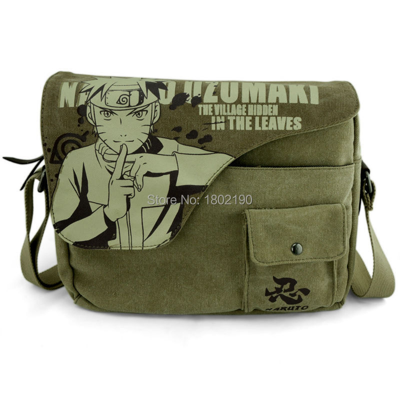 Wholesale Anime Messenger Bags Japan Cartoon Shoulder Bag Uzumaki