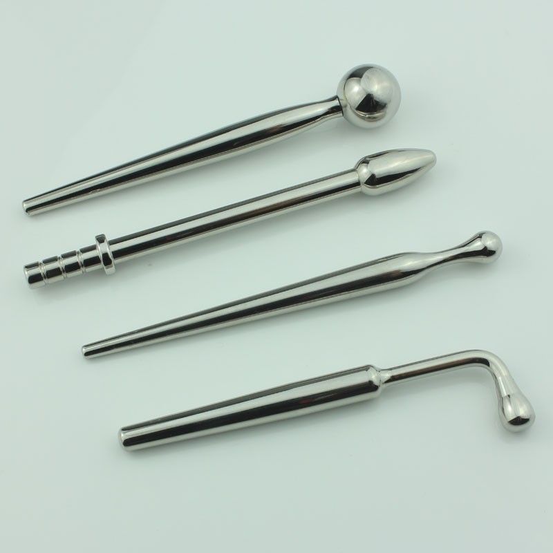 Thick Sounding Stainless Steel Catheter Male Urethral Rod