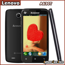 Original Lenovo A630T 4.5 Inch Android 4.0 512M RAM+4G ROM SmartPhone MTK6517 Dual Core 1.0GHz GSM Network Support Dual SIM GPS