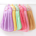 1pcs Baby Hand Towel Kids Soft Micro Fiber Hanging Towel Kitchen Wipe Bathroom Children Face Towel