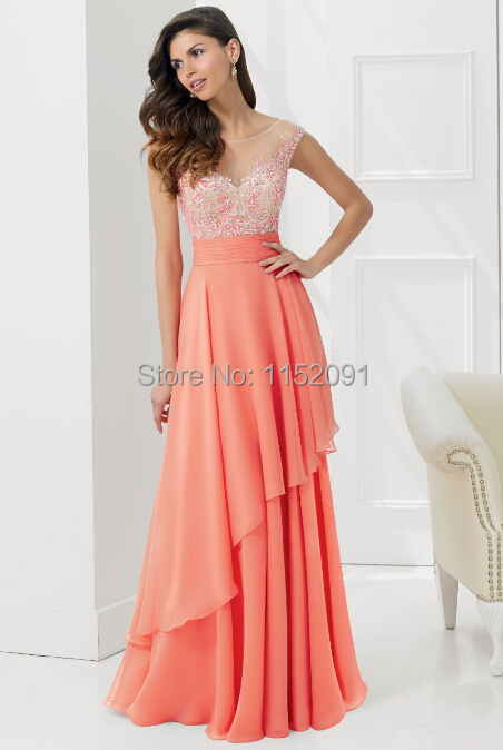 vestidos color coral cortos 2016