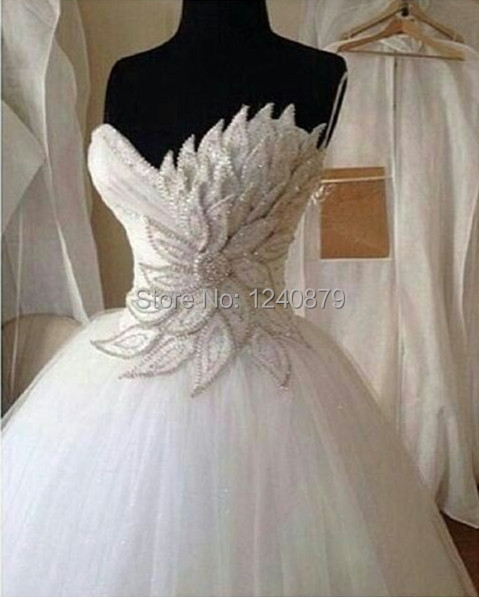 bridal gowns with crystals