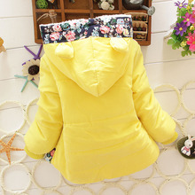 Kids winter Mouse new cute cartoon girls cotton padded jacket thick coat 2351