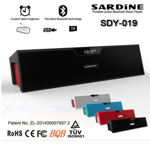 SDY-019 Original Sardine wireless Bluetooth HIFI Portable Speaker 10w USB Amplifier Stereo Speaker Sound Box with mic FM Radio SDY-019 Original Sardine wireless Bluetooth HIFI Portable Speaker 10w USB Amplifier Stereo Speaker Sound Box with mic FM Radio