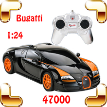 Горячая распродажа Rastar 1/24 Bugatti Veyron RC автомобиль король дороге модель гоночный Voiture авто автомобиль с коробкой цвета лучший подарок подарить