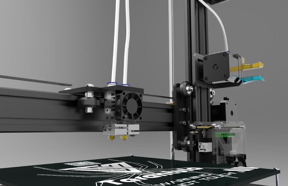 Large MK3 Plate Dual Extruder Tarantula I3 Aluminium Extrusion 3D Printer kit printer 3d 2 rolls