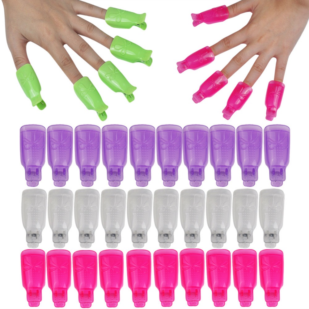 Por Nail Soakers Lots From China Us 3 96 10pcs Uv Gel Polish Remover Clips Caps Nail Cleaner Manicure Tools