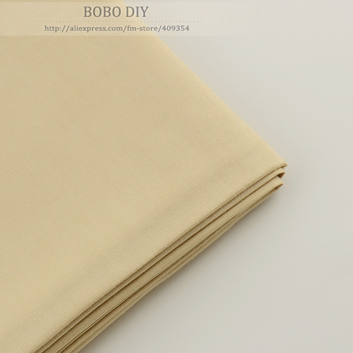 50cmx160cm piece Light Khaki cotton Fabric for Tilda Doll Twill Cloth Patchwork Quilting bedding home textile