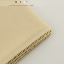 160cmx100cm/piece Light Khaki cotton Fabric for Tilda Doll Twill Cloth Patchwork Quilting bedding home textile Reactive Dyeing