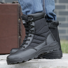 America Sport Army Men’s Tactical Boots Desert Outdoor Hiking Enthusiasts leather Boots Military Marine Male Combat Shoes