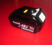 1 пакетов makita 18 v BL1830 3000 mAh компактный электропитание инструмент аккумулятор, Погружены singaport сообщение