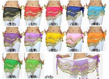 130pcs/lot free shipping belly dance accessory/belly dance hip scarf/belly dance belt 128 coins
