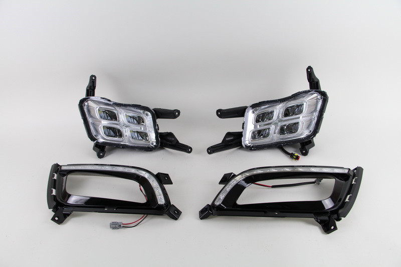 LED Daytime Running Lights DRL Lamps For Kia Optima Replacement Aftermarket Car Modification Styling Parts 2014