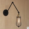Rustic Retro Style Loft Industrial Wall Lamp Vintage Long Arm Wall Light Fixtures Edison Sconce Lamparas