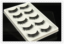 False eyelashes W32 Professional thick fake lashes nude makeup eyelash extention 5pairs per pack
