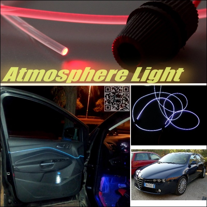Car Atmosphere Light Fiber Optic Band For Alfa Romeo Kamal AR Interior Refit No Dizzling Cab Inside DIY Air light