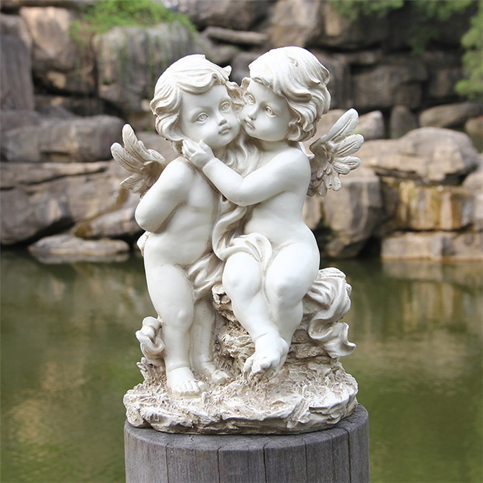 Enfeites De Jardim Atacado Resin Angel Statues~ Enfeites De Jardim Atacado
