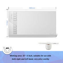 XP-Pen Star03 12″ Graphics Drawing Pen Tablet drawing Tablet Battery-free Stylus Passive Pen Signature Painting writing Board