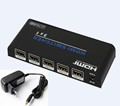 5 port HDMI Switch 5 in 1 out HDMI Switcher Converter adapter 1080p with IR remote