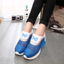 2015 spring and summer candy color casual sports shoes Within the higher mesh breathable mesh thick