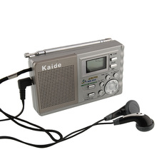 Portable AM FM Radio Alarm Clock LCD Digital dispaly Tuning mini travel 