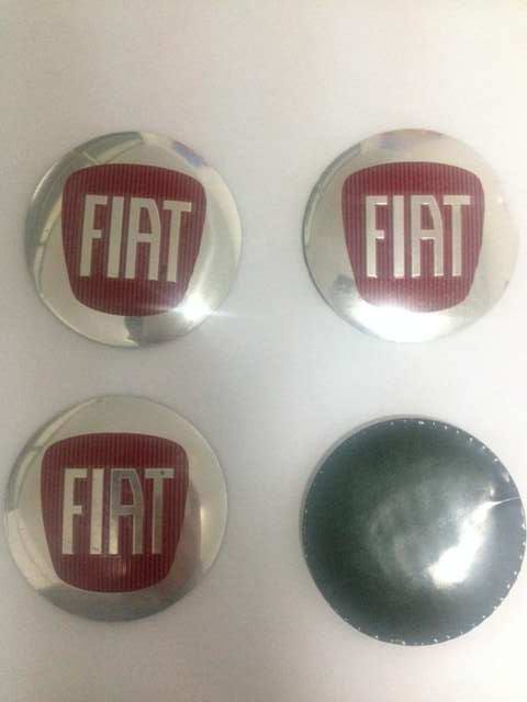 56.5mm Wheel Center Caps Covers hubcap For Fiat Panda/ Bravo /Punto/ Linea /Croma / 500 Sticker wheel center cap sticker 4pcs
