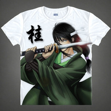 Gintama T-shirts kawaii Japanese Anime t shirt Manga Shirt Cute Cartoon Silver Soul Gin Tama Cosplay shirts 40244441291 tee 357