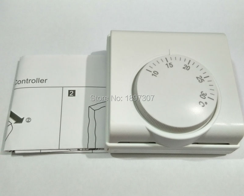 220VAC Mechanical Temperature Controller Room Heating Thermostat For ...