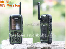 Police use waterproof GSM Walkie talkie phone/cellphone UHF400-470 MHZ BD-351with SIM card slot GPS Version