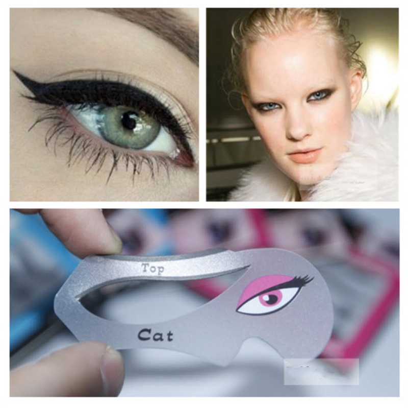 1pc Cat Eyeliner Stencil Makeup Eyeliner Stencils Models Card Auxiliary Makeup Tools Free Shipping