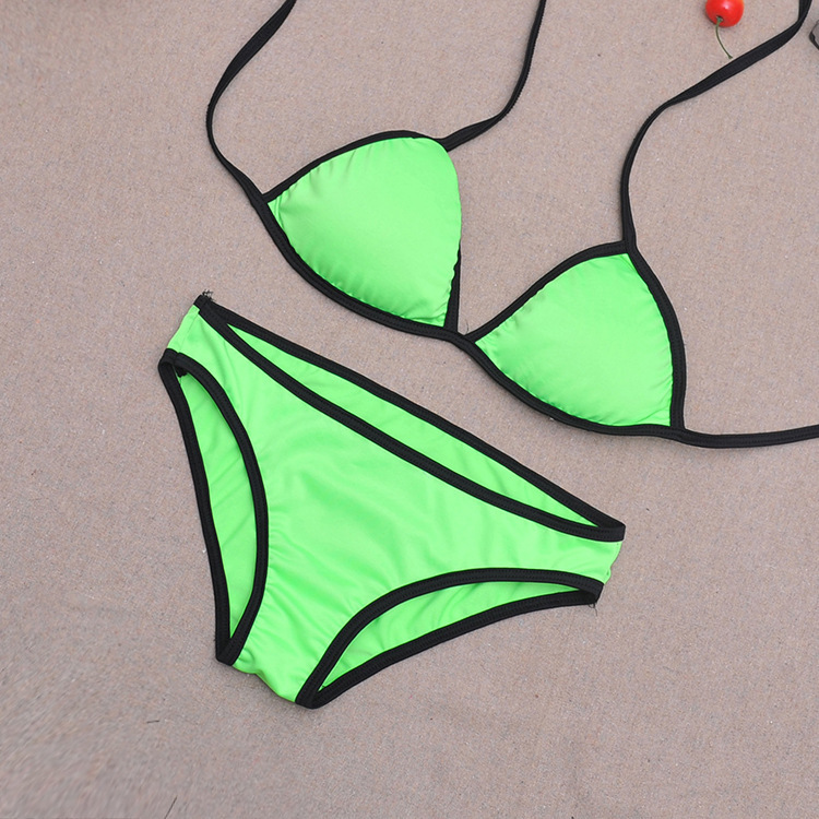 2015 women sexy bikini set brazilian lace swimsuits triangl swimwear bikini bathing suit summer style