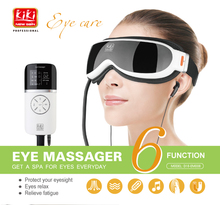 KIKI New Air pressure Eye massager with mp3 6 functions Dispel eye bags eye magnetic far