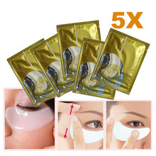 5 x Collagen Crystal Eye Mask Eyelid Patch Moisture Crystal Collagen Eye Mask Crystal Eyelid Patch Anti-Wrinkle