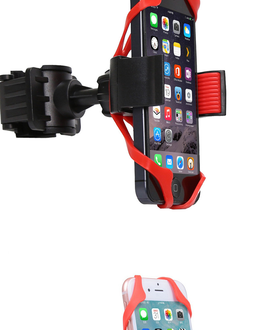 2pcs Bicycle Strentch Silicone Rubber Band Light Holder Tube Mount Strap Belt EF