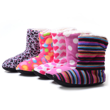 New 2016 Winter Warm Indoor Home Slippers Womens Slippers Christmas Deer Slippers Women Shoes Cotton bedroom slippers