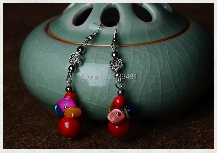 pendientes etnicos largos