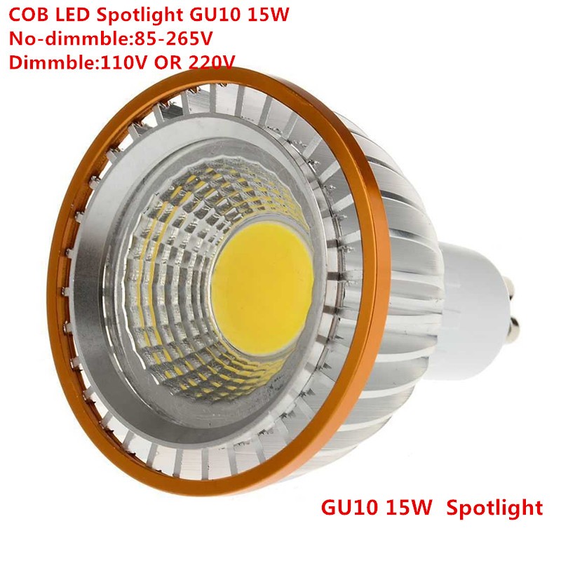 Description Picture 3 of item1pcs LED COB PAR20 Bulb 220V 110V dimmable GU10 15W bulb LED P20 Spotlights Lamps Pure White/Warm White/Cold White Spot light