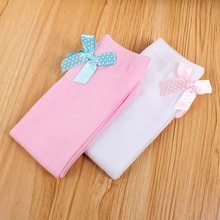 Toddlers Kid Girl Princess Bow knot Knee High Socks Cotton Stockings 3 6Y