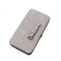 Korean Style Fashion Long Purse Cute Simple Bowknot And Rabbit Ear Ornament Women High Capacity Retro