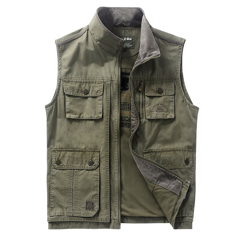 SheXiang Mrs 2016 Men's Military Photo Waistcoat Jacket for Outdoor Hunting Photography Tourism Camping Vest with Many Pockets