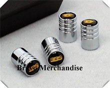 4caps/set cars accessaries  wheel tire tyre valve caps lengthened covers with bbs car logo brands emblem badge