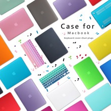 Premium New Matte Case For Apple MacBook Air 11 13 inch Laptop Sleeve for Mac book Pro 13 15 with Retina Gradient keyboard Cover