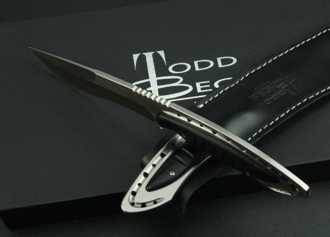 High end Todd berg Fixed Blade Knife 9 cr13mov steel G10 handle outdoor camping hunting straight