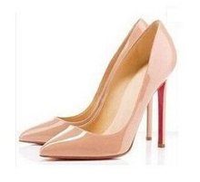 Women Pumps Sexy Red Bottom Pointed Toe High Heels Shoes Woman 2015 Brand New Design Wedding